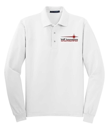 VoIP Innovations - Long Sleeve Silk Touch™ Polo