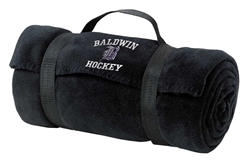 Baldwin Hockey Value Fleece Blanket with Strap