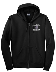 Baldwin Hockey EcoSmart® Full-Zip Hooded Sweatshirt