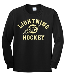 Lightning Hockey Youth Long Sleeve Tee