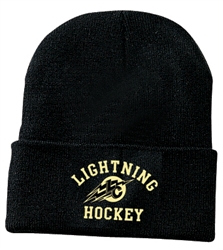 Lightning Hockey Knit Cap