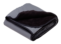 Fleece and Nylon Travel Blanket