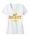"Hockey Aunt" Ladies Perfect Weight V-Neck Tee