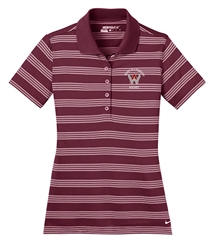 <span style="color:#FF0000 !important;">NEW</span> Nike Golf Ladies Dri-FIT Tech Stripe Polo
